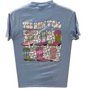 Simply Southern “Yee Haw Ya’ll” Cowgirl Boots Graphic T-shirt ~ Women’s SM